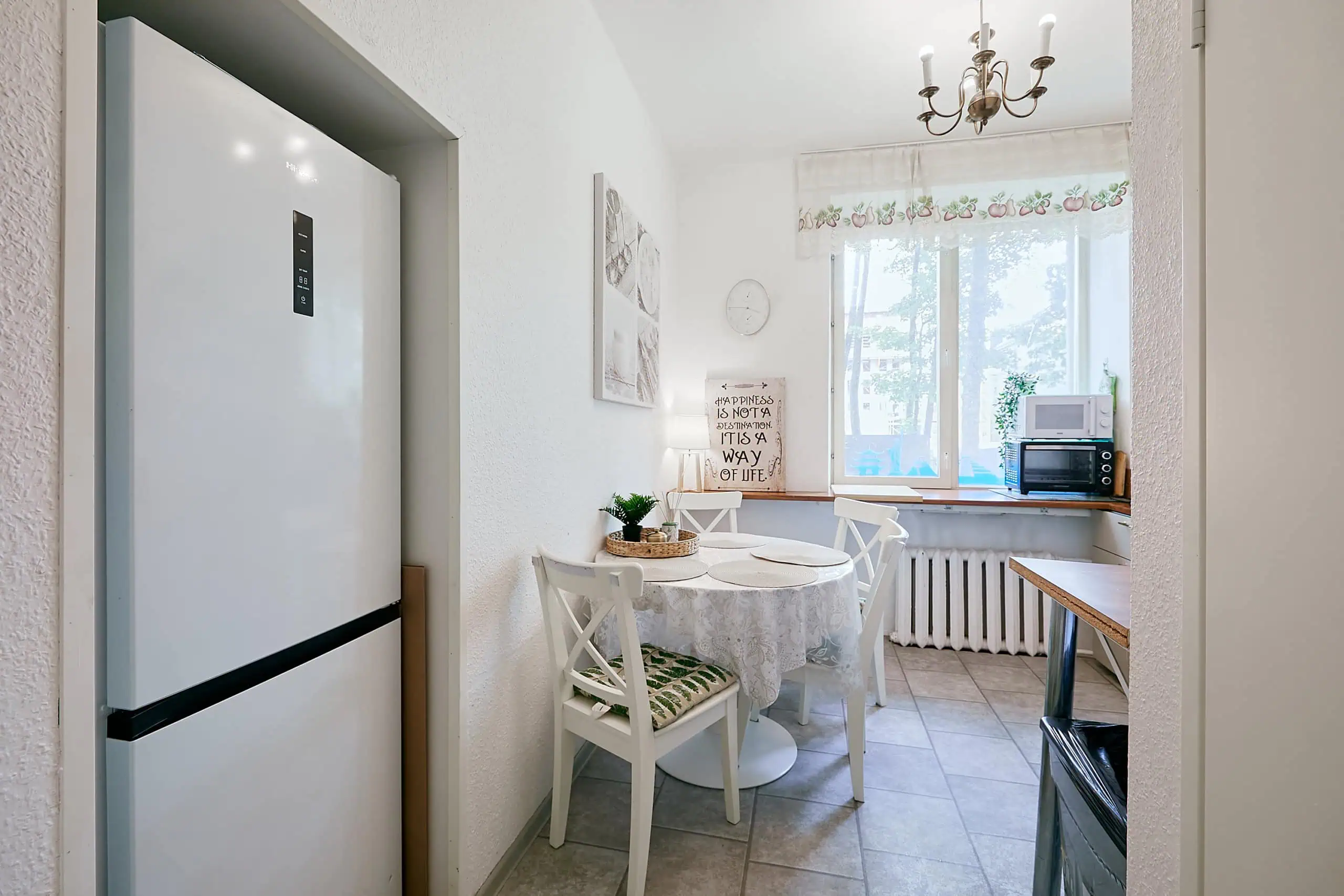 Comfortable bedroom at Koolrooms Tallinn with stylish decor and modern amenities.